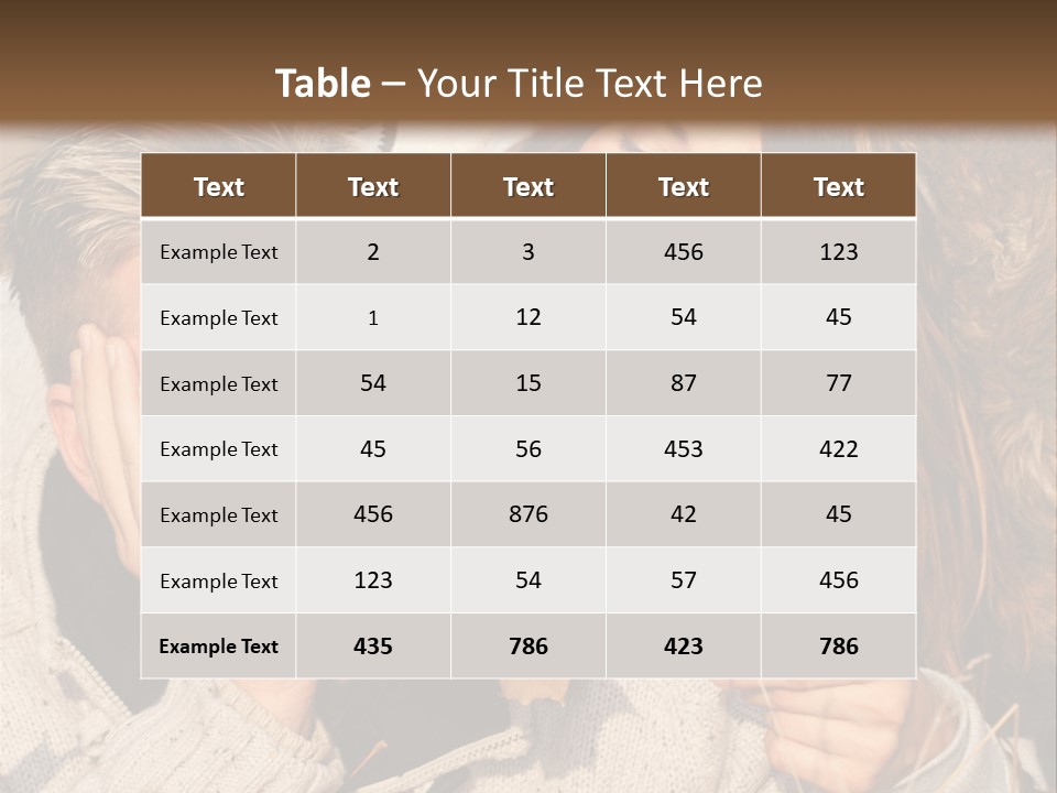 Liegend Nachdenken Vertauen PowerPoint Template