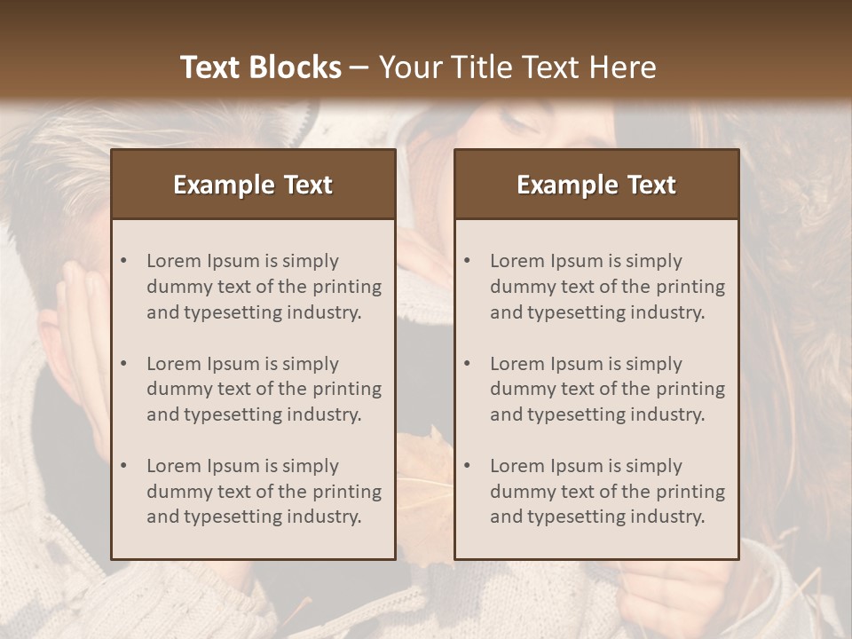 Liegend Nachdenken Vertauen PowerPoint Template