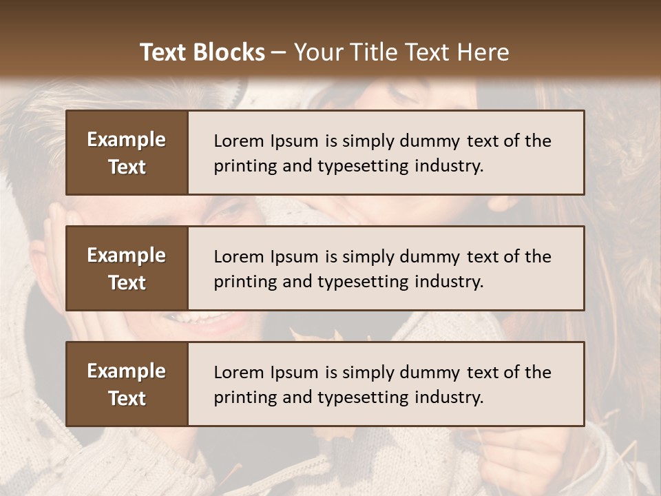 Liegend Nachdenken Vertauen PowerPoint Template