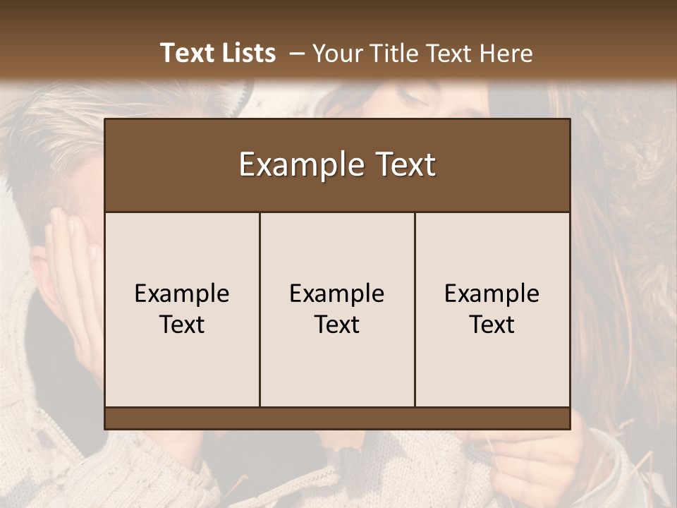 Liegend Nachdenken Vertauen PowerPoint Template