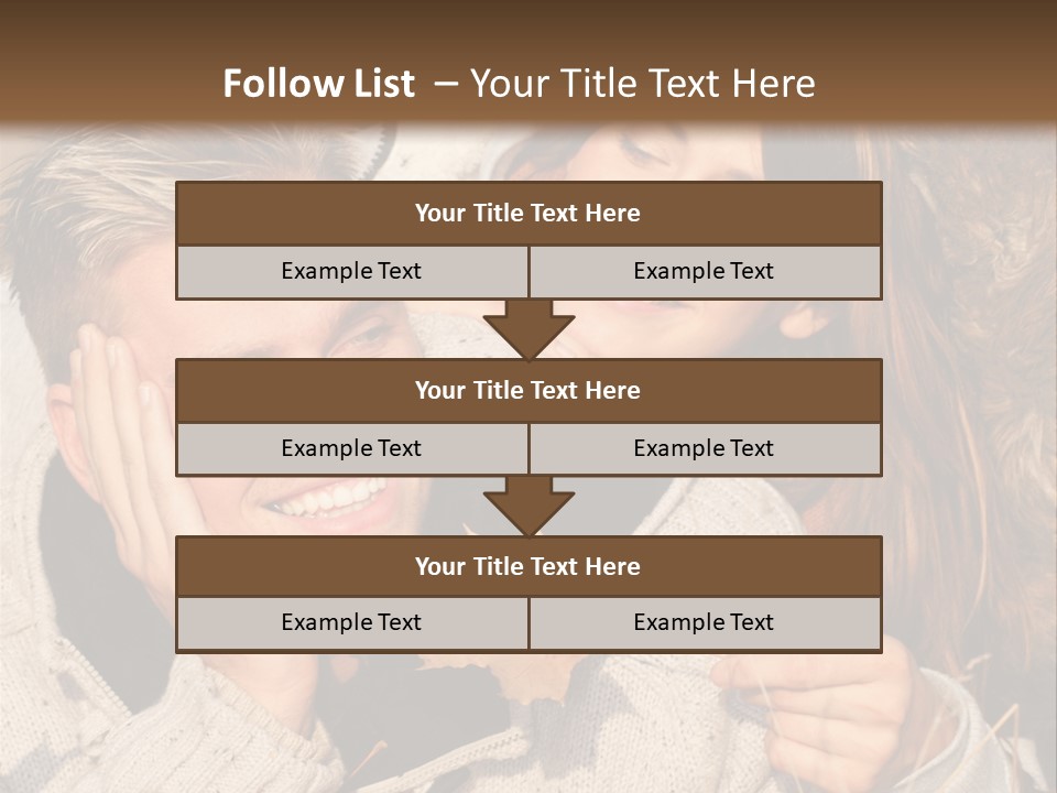 Liegend Nachdenken Vertauen PowerPoint Template