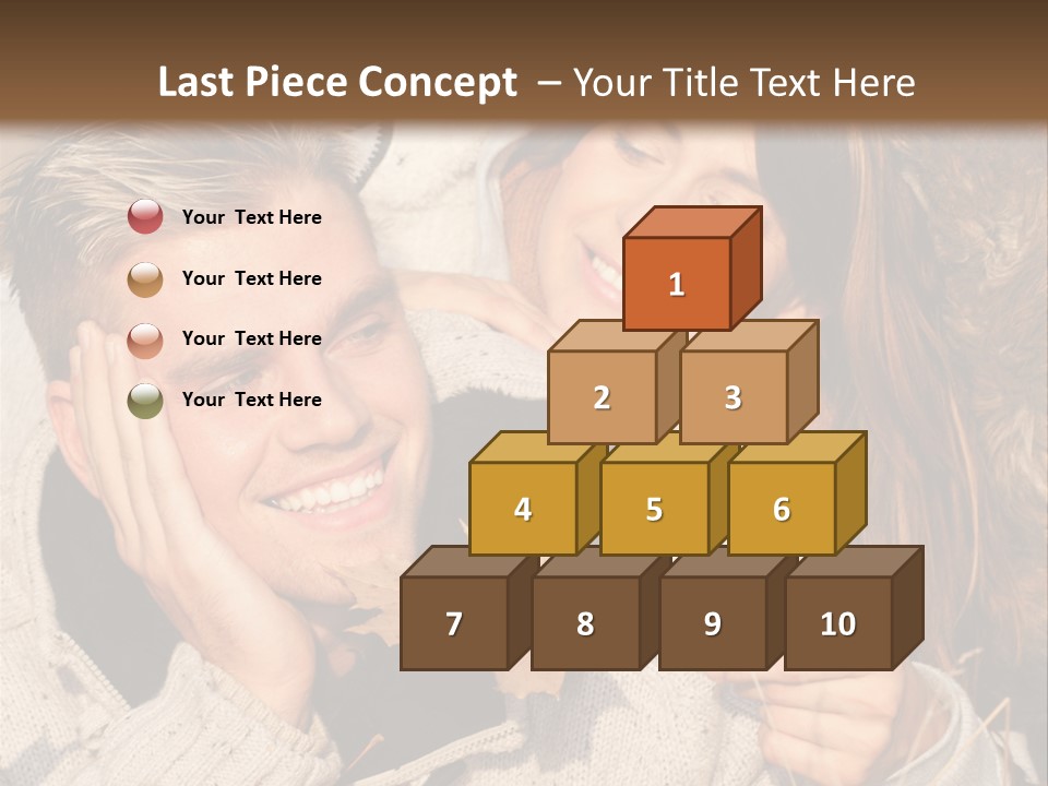 Liegend Nachdenken Vertauen PowerPoint Template