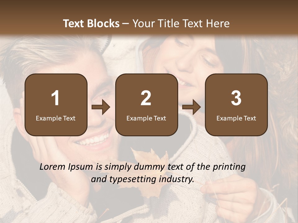 Liegend Nachdenken Vertauen PowerPoint Template