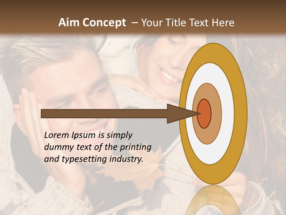 Liegend Nachdenken Vertauen PowerPoint Template