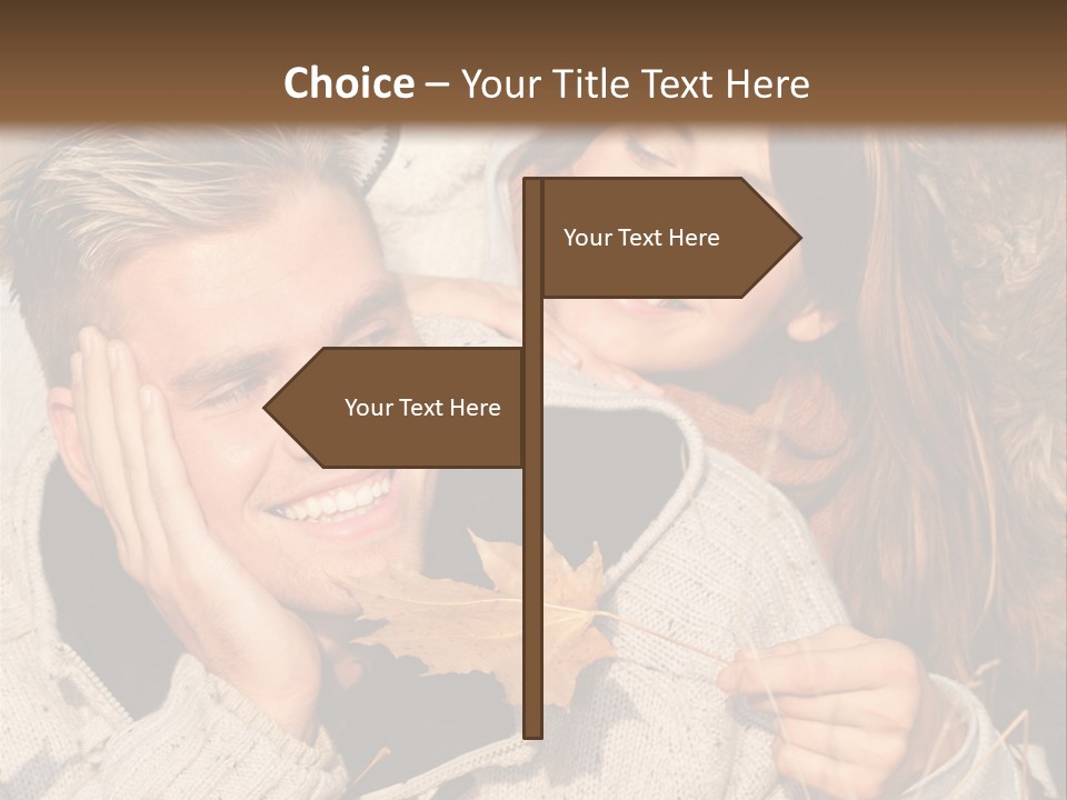 Liegend Nachdenken Vertauen PowerPoint Template