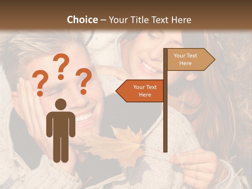 Liegend Nachdenken Vertauen PowerPoint Template