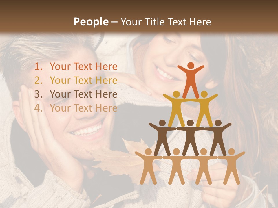 Liegend Nachdenken Vertauen PowerPoint Template