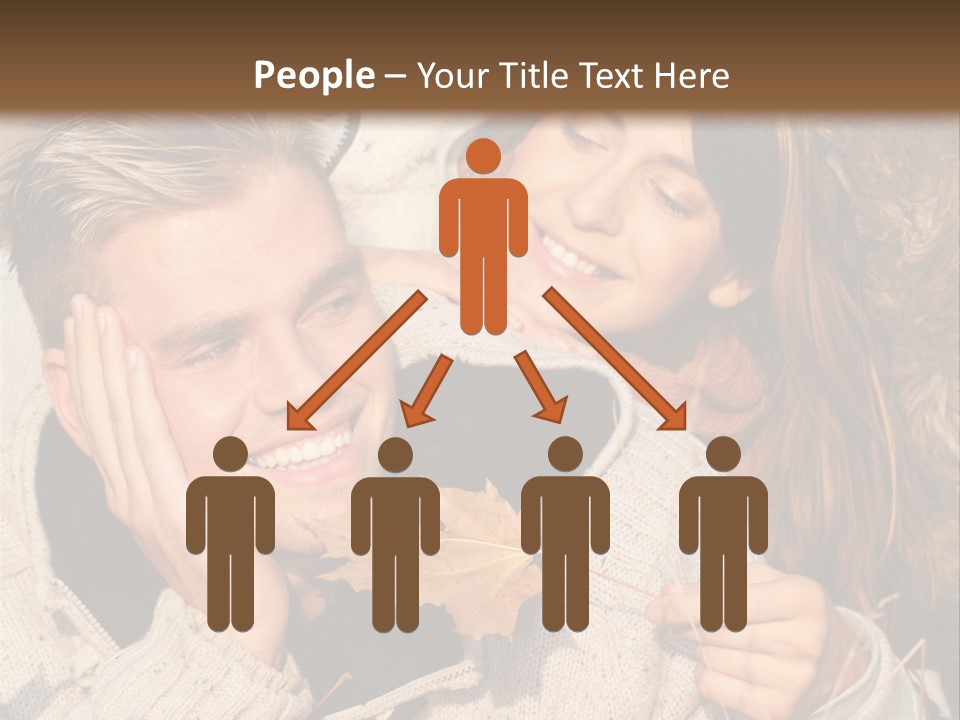 Liegend Nachdenken Vertauen PowerPoint Template