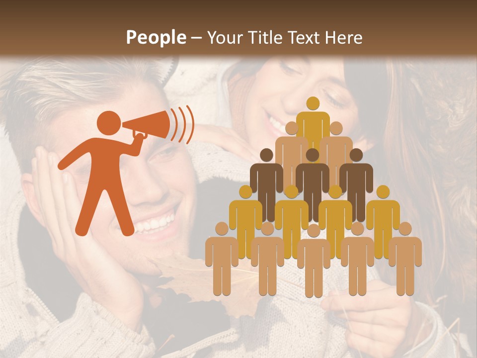 Liegend Nachdenken Vertauen PowerPoint Template