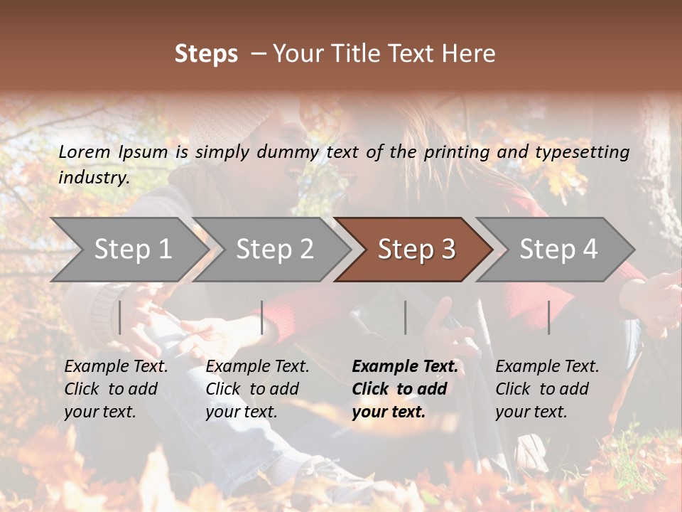 Zuneigung Gesundheit Natur PowerPoint Template