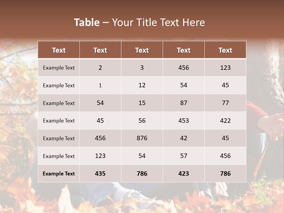 Zuneigung Gesundheit Natur PowerPoint Template