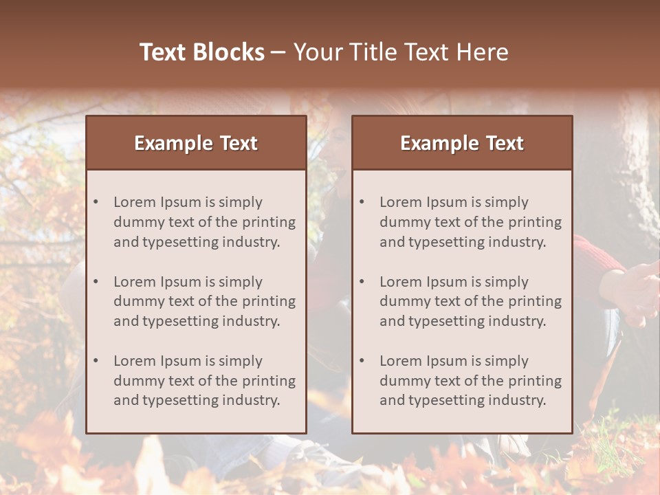 Zuneigung Gesundheit Natur PowerPoint Template