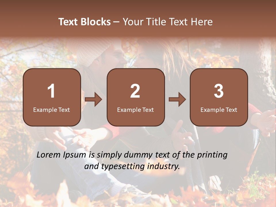Zuneigung Gesundheit Natur PowerPoint Template