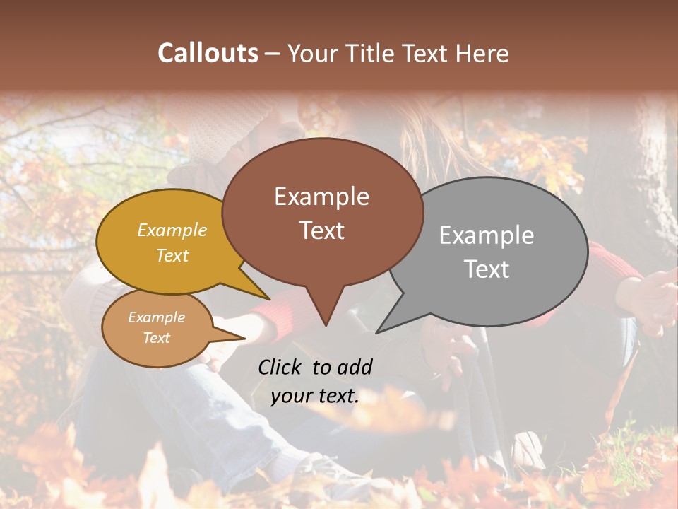 Zuneigung Gesundheit Natur PowerPoint Template