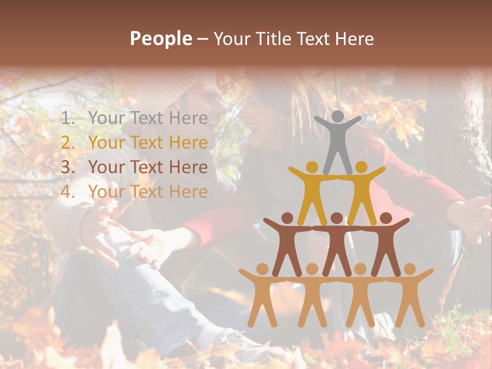 Zuneigung Gesundheit Natur PowerPoint Template