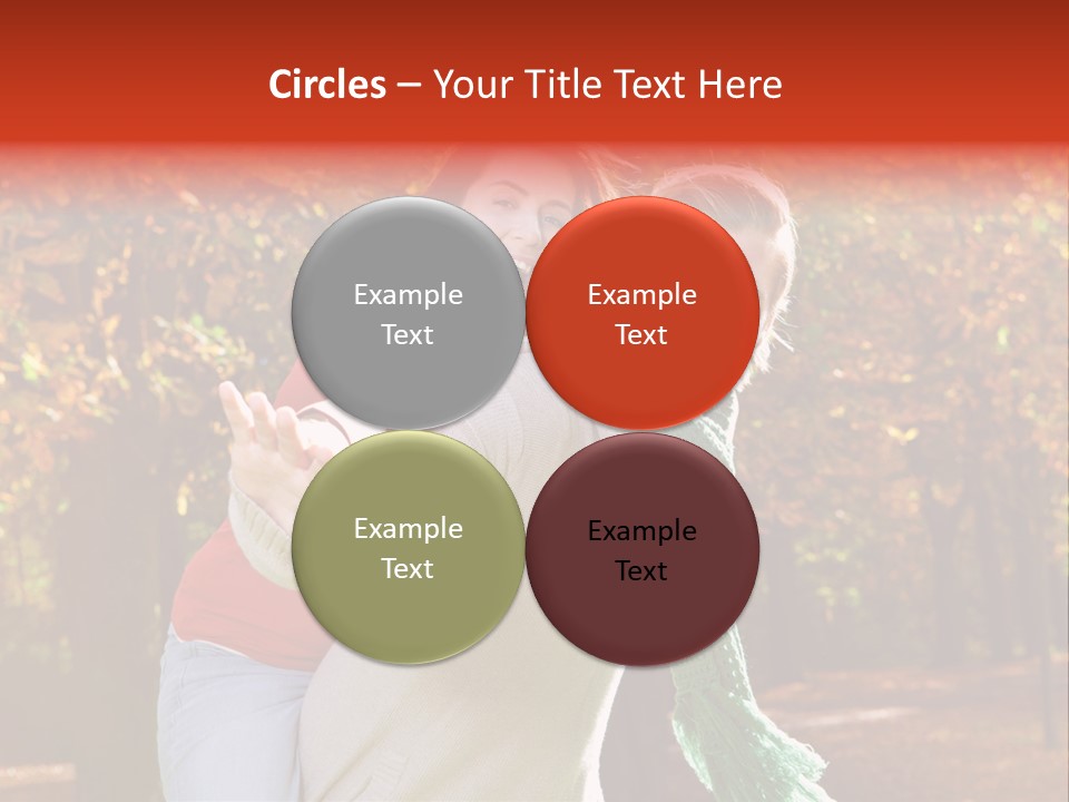 Blatt Leben Liebe PowerPoint Template