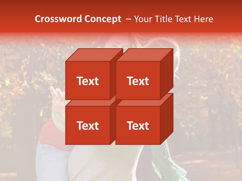 Blatt Leben Liebe PowerPoint Template