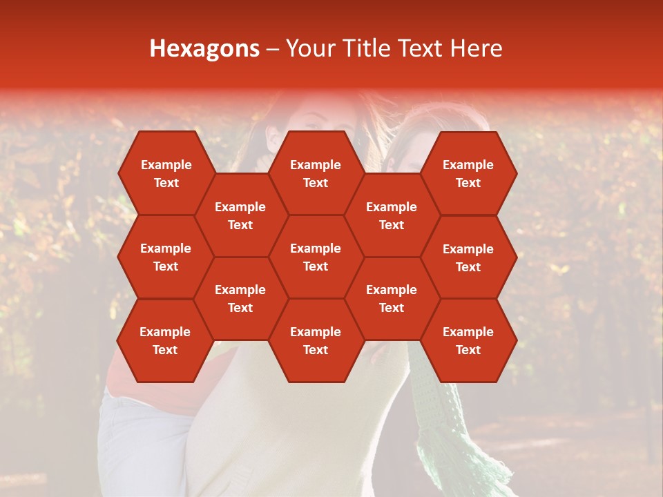 Blatt Leben Liebe PowerPoint Template