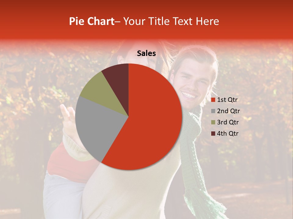 Blatt Leben Liebe PowerPoint Template