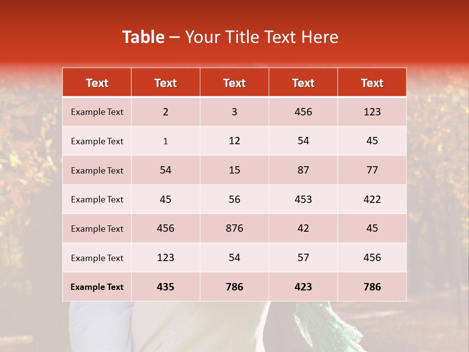 Blatt Leben Liebe PowerPoint Template