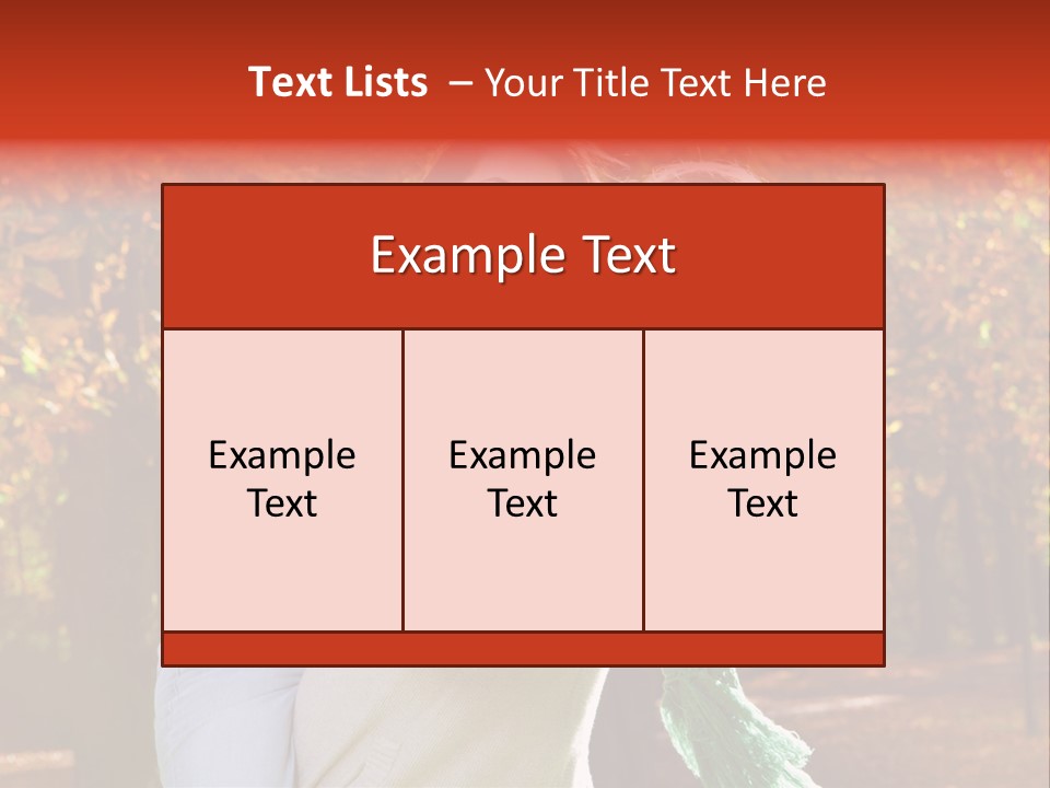 Blatt Leben Liebe PowerPoint Template