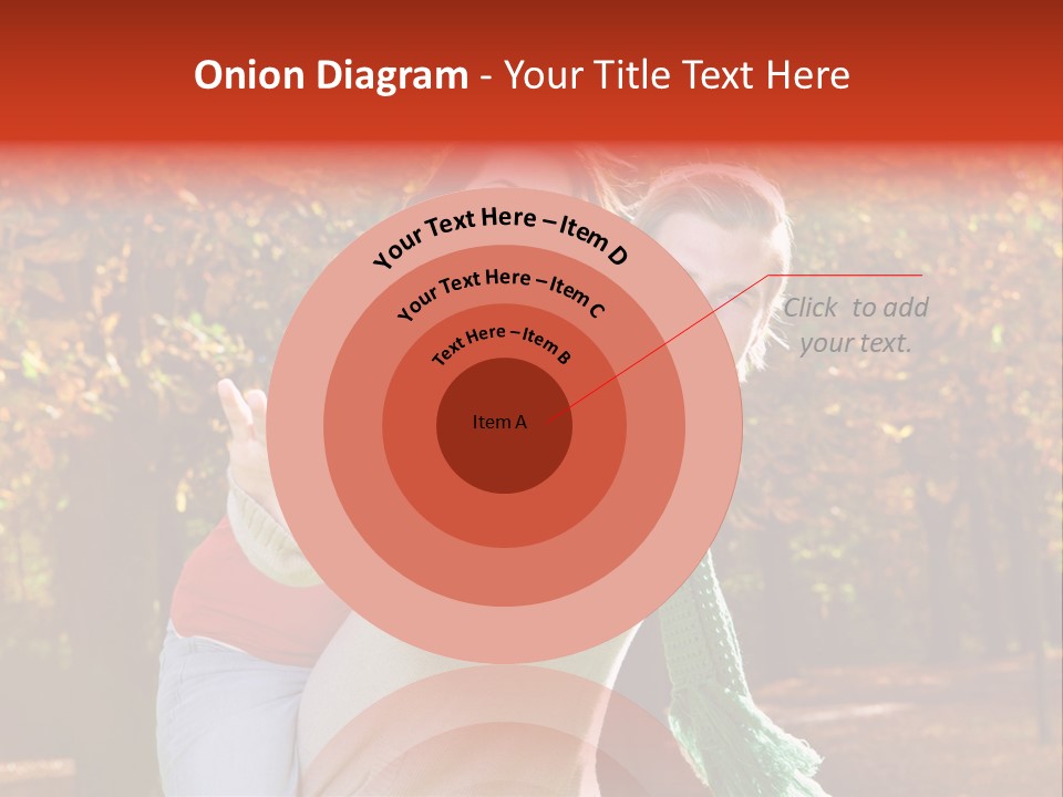 Blatt Leben Liebe PowerPoint Template