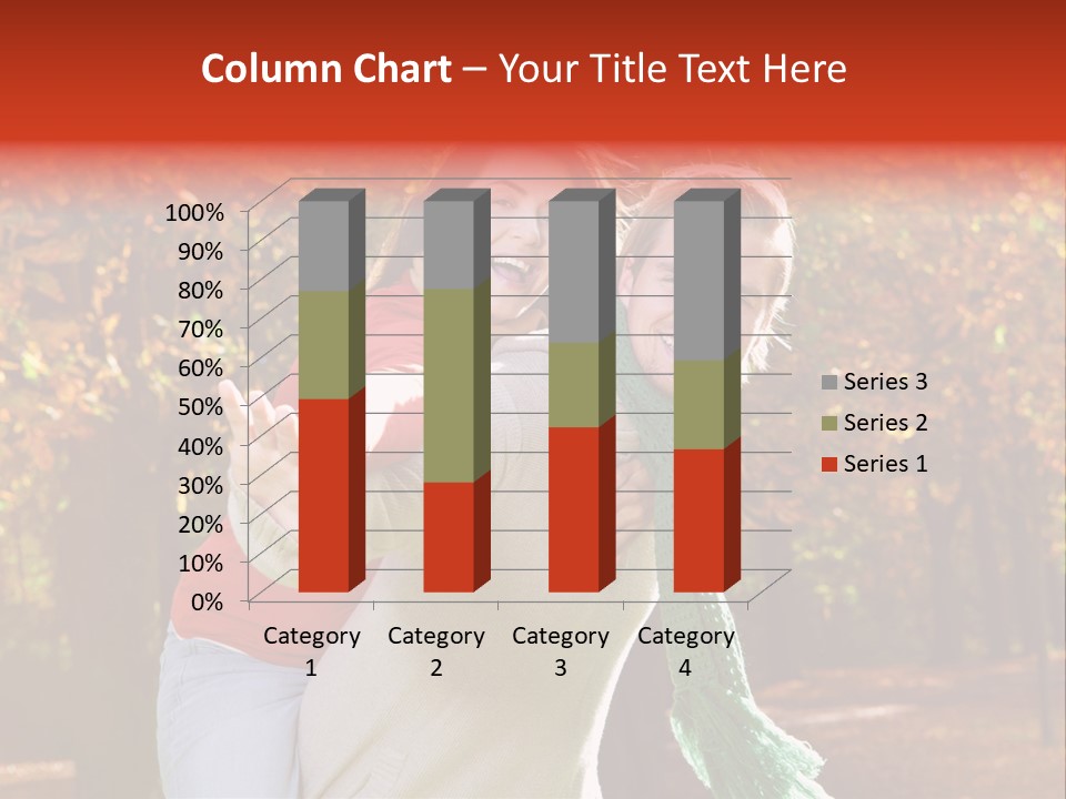 Blatt Leben Liebe PowerPoint Template