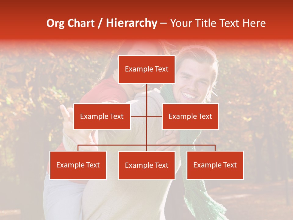 Blatt Leben Liebe PowerPoint Template