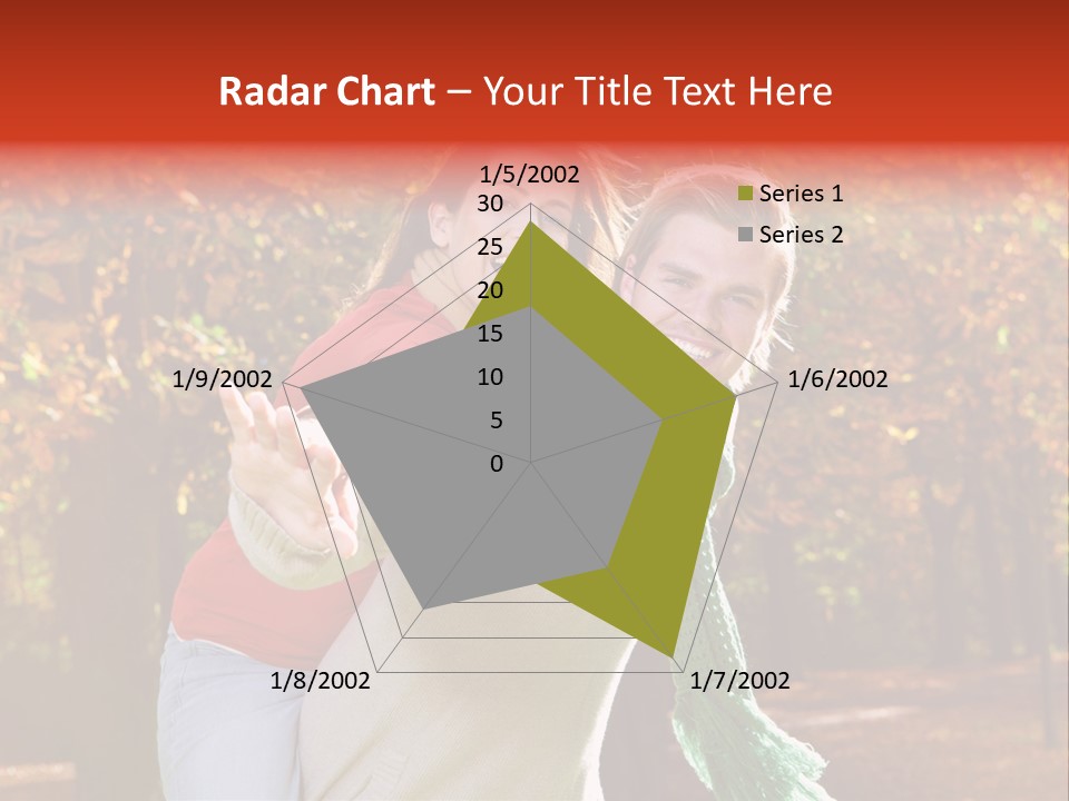 Blatt Leben Liebe PowerPoint Template