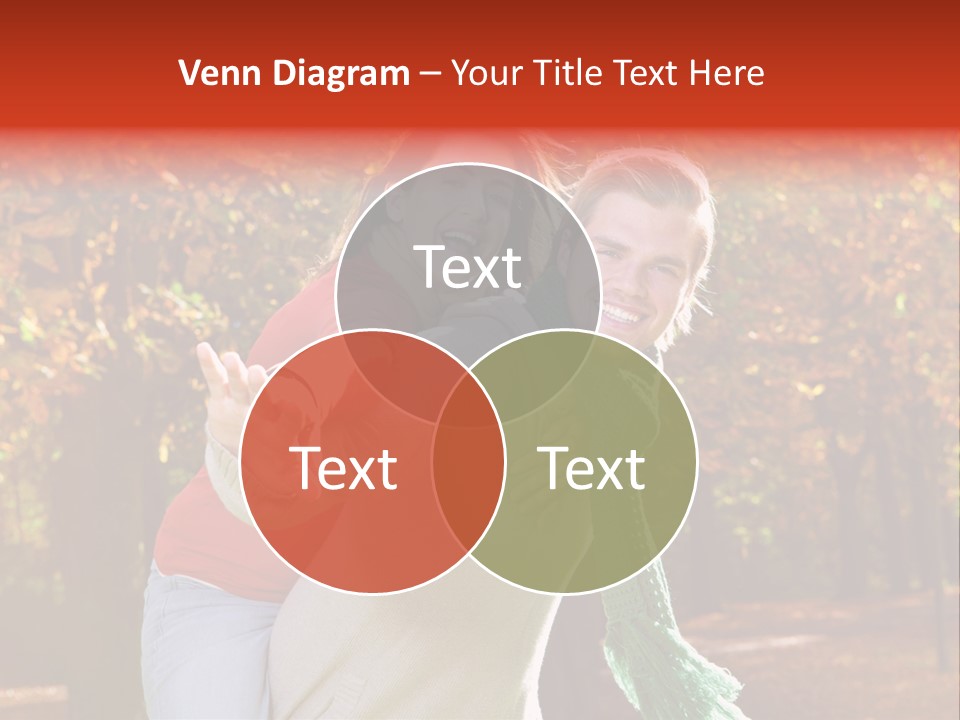 Blatt Leben Liebe PowerPoint Template