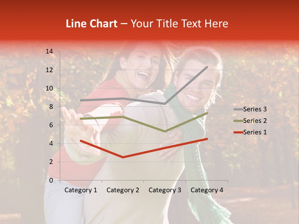Blatt Leben Liebe PowerPoint Template