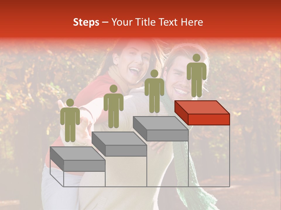 Blatt Leben Liebe PowerPoint Template