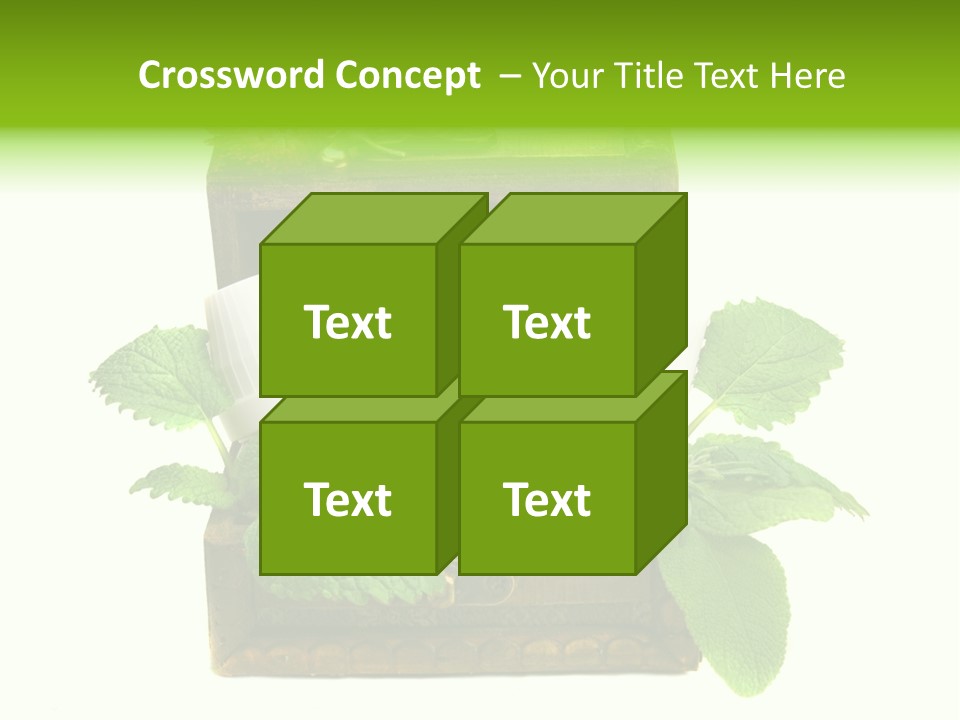 Salbei Truhe Nat PowerPoint Template