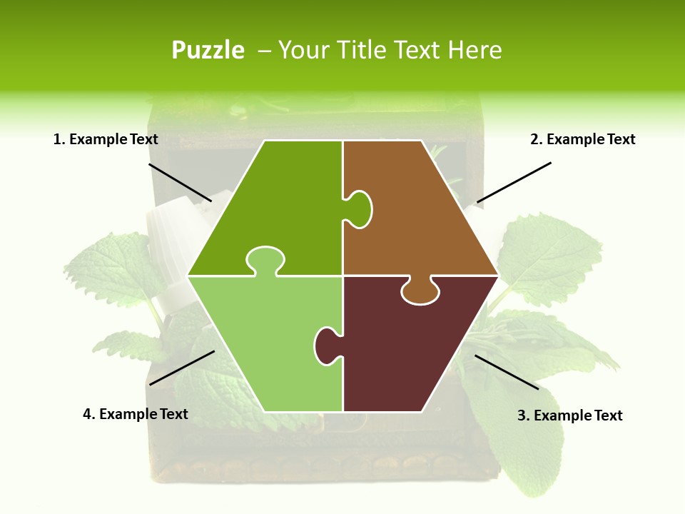 Salbei Truhe Nat PowerPoint Template