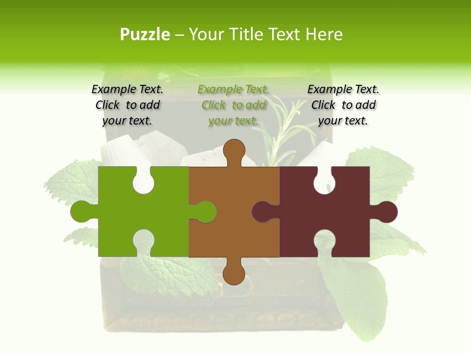 Salbei Truhe Nat PowerPoint Template