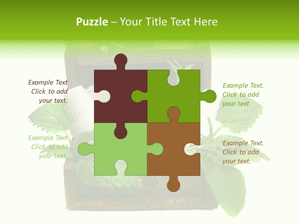 Salbei Truhe Nat PowerPoint Template