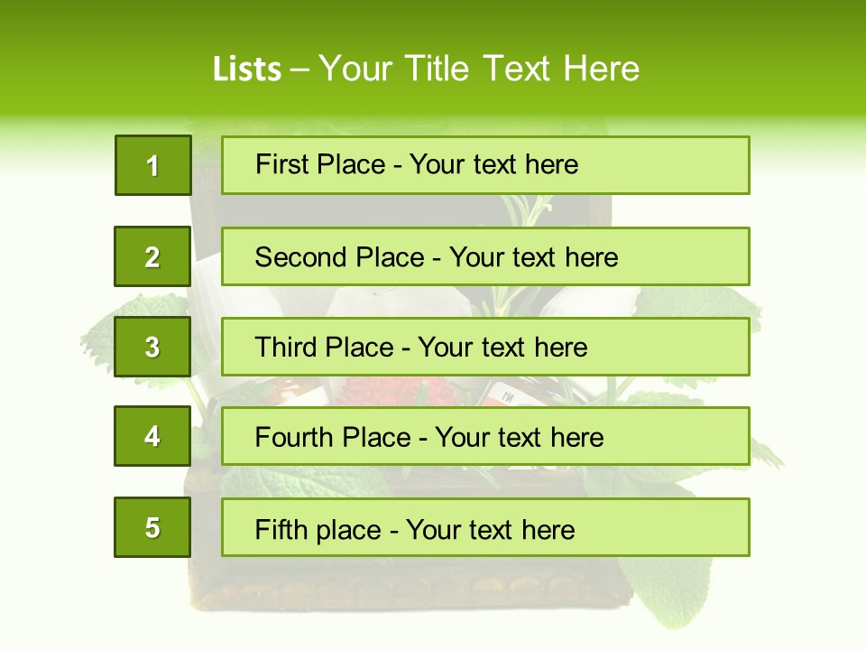 Salbei Truhe Nat PowerPoint Template