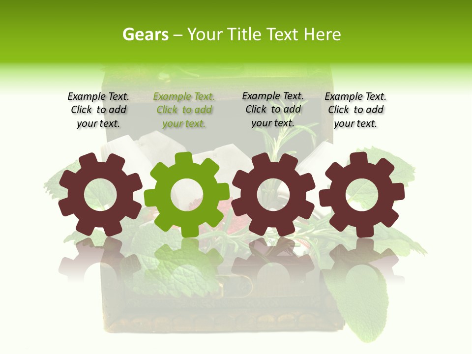 Salbei Truhe Nat PowerPoint Template