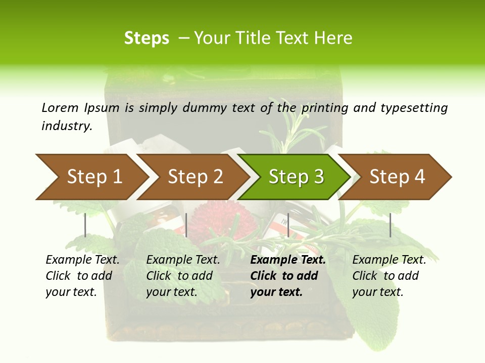 Salbei Truhe Nat PowerPoint Template