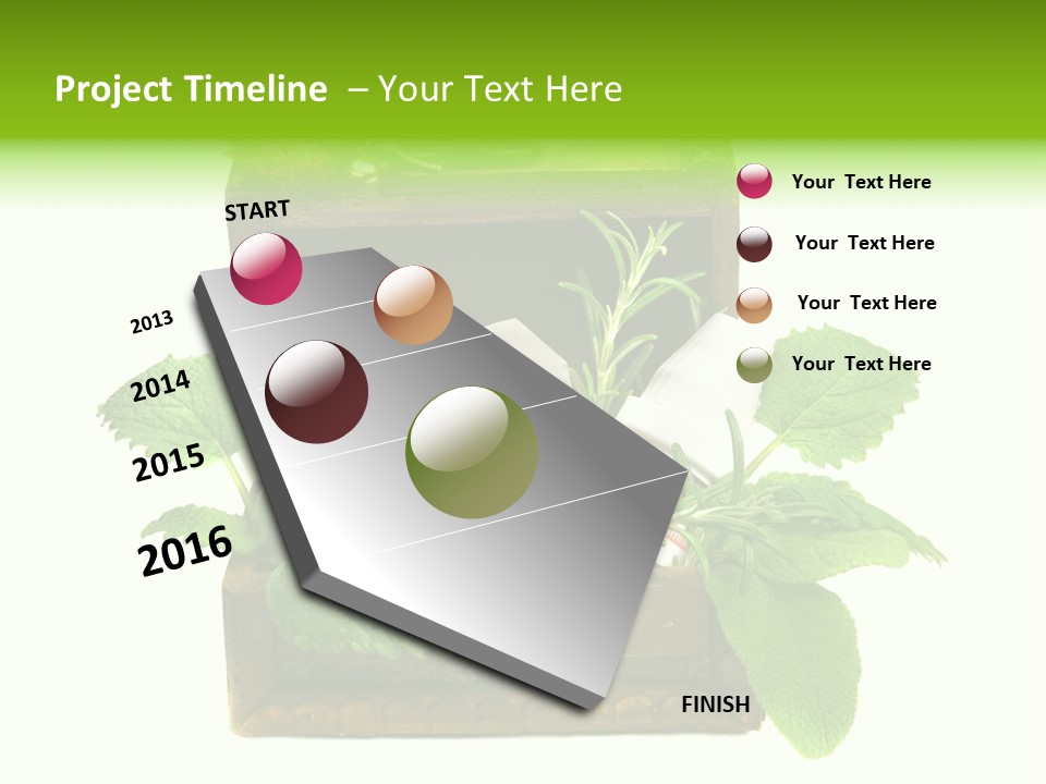 Salbei Truhe Nat PowerPoint Template