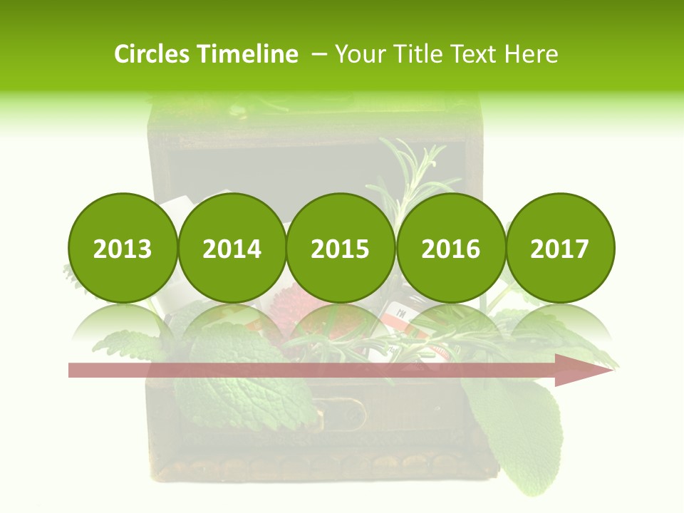 Salbei Truhe Nat PowerPoint Template