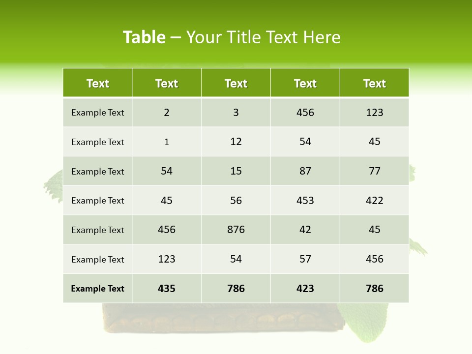 Salbei Truhe Nat PowerPoint Template