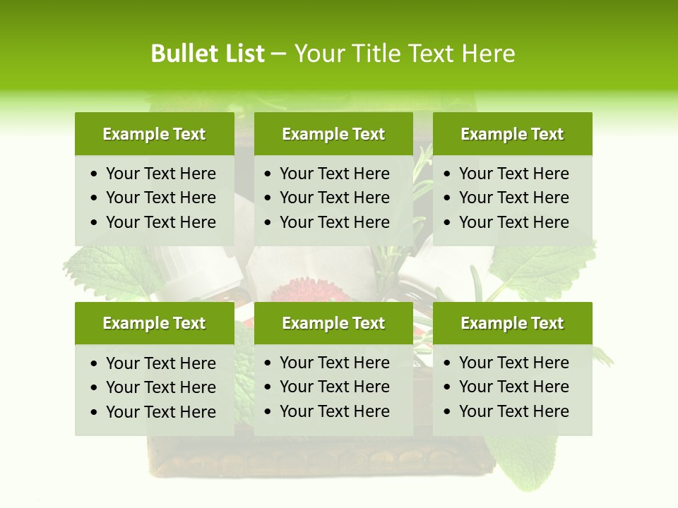 Salbei Truhe Nat PowerPoint Template