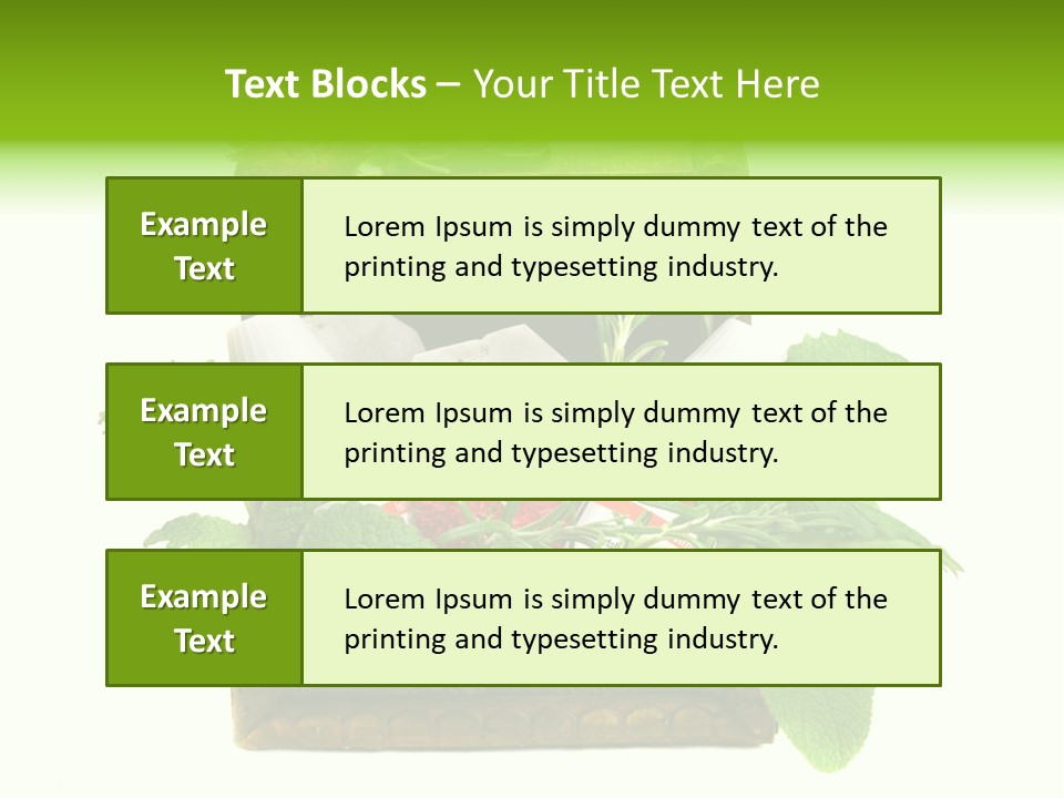 Salbei Truhe Nat PowerPoint Template