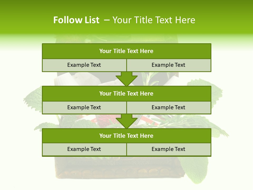 Salbei Truhe Nat PowerPoint Template