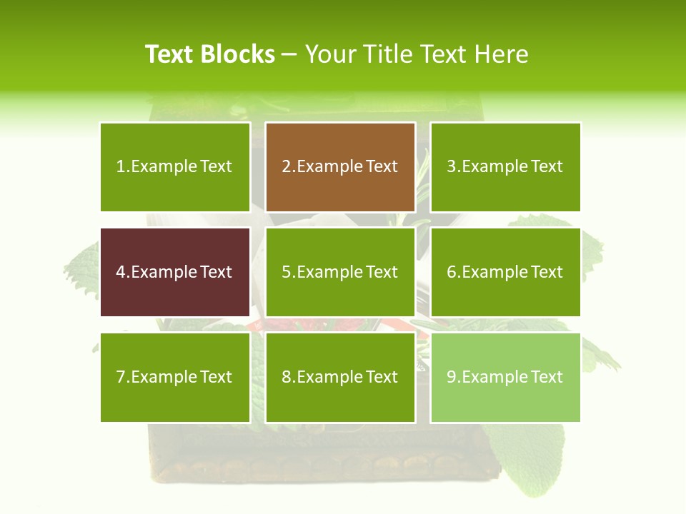 Salbei Truhe Nat PowerPoint Template