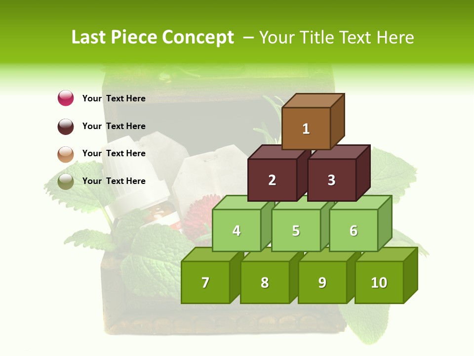 Salbei Truhe Nat PowerPoint Template