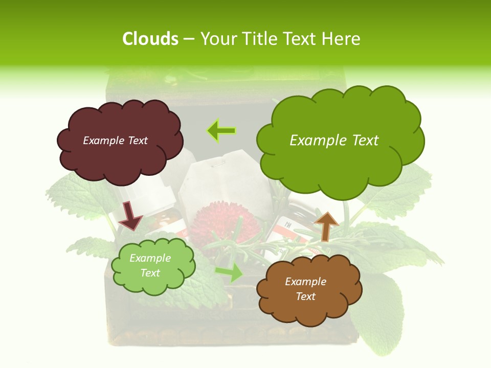 Salbei Truhe Nat PowerPoint Template