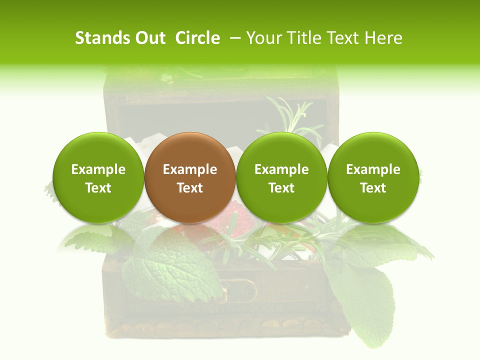 Salbei Truhe Nat PowerPoint Template