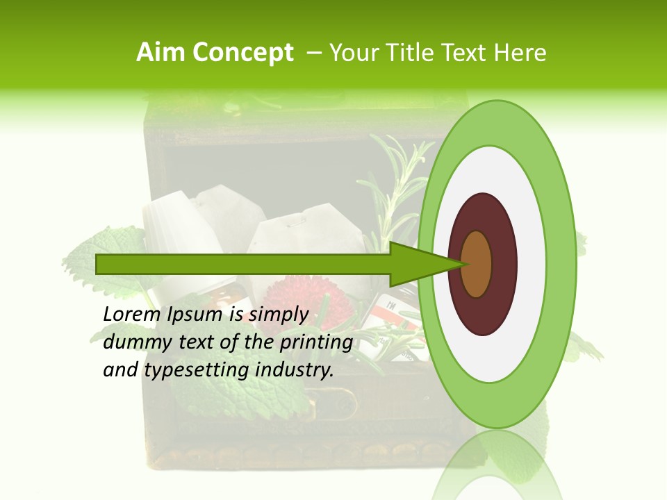 Salbei Truhe Nat PowerPoint Template